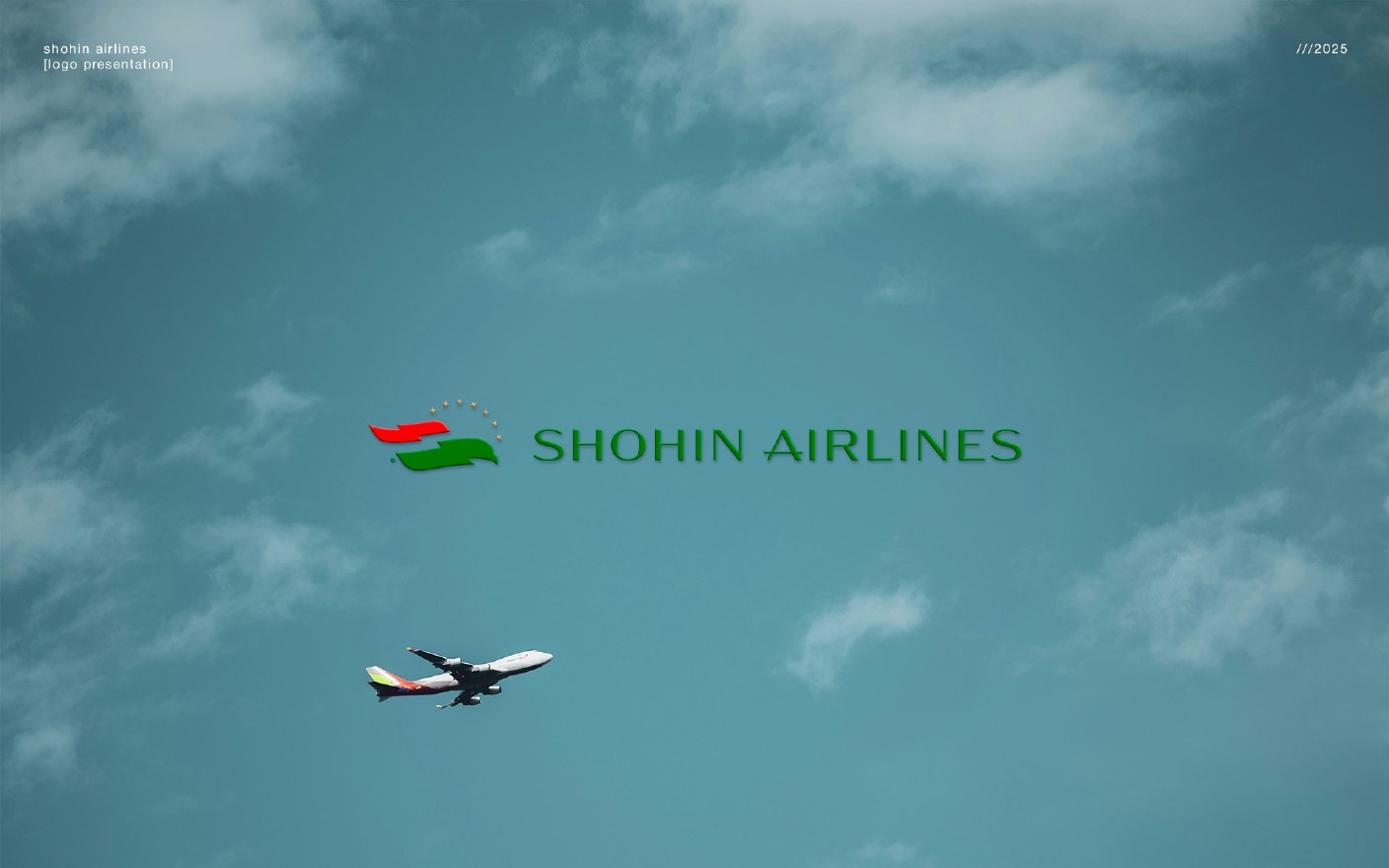 Shohin Airlines third logo concept with a traditional national character